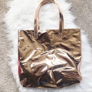 Metallic Gold Tote